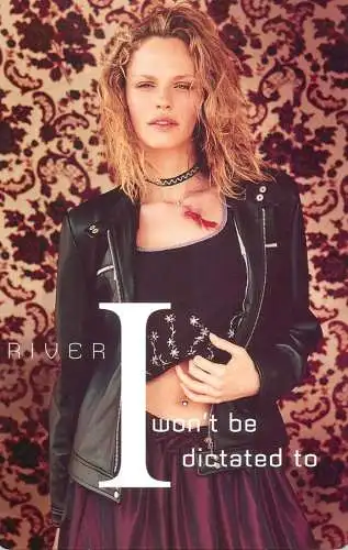 Advertising postcard River Island