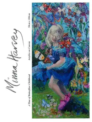 Advertising postcard Minna Harvey narrative artist