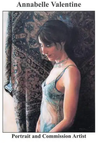 Advertising postcard Annabelle Valentine