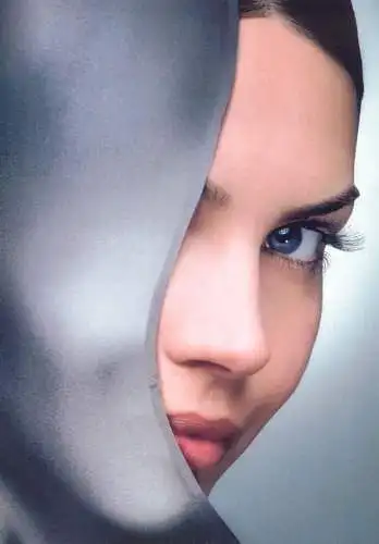 Advertising postcard Max Factor make up
