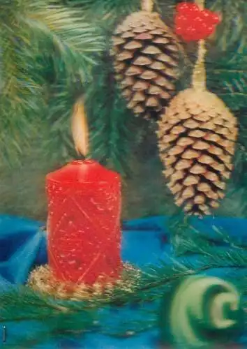 Greetings card Christmas scene