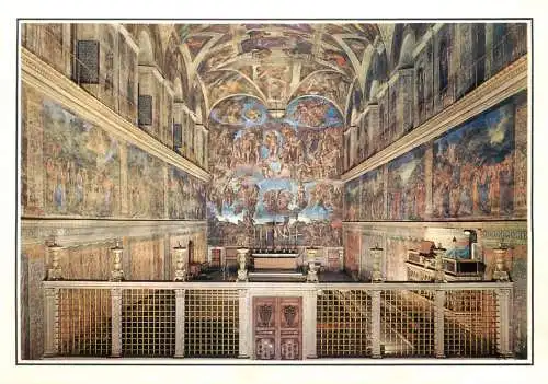 Italy Vatican city the Sistine chapel