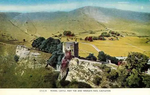 United Kingdom > England Peveril castle Mam Tor and Winnats pass Castleton