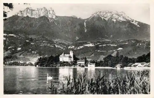 Switzerland lac d'Annecy duingt et les Dents de Lanfon