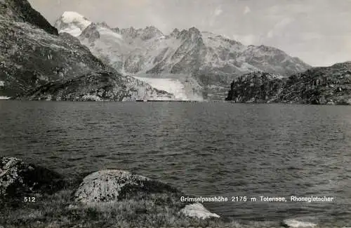 Switzerland Grimselpasshohe Totensee Rhonegletscher