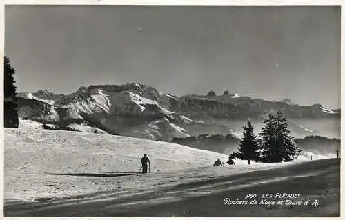 Switzerland les Pleiades Rochers de Naye et Tours d;Ai
