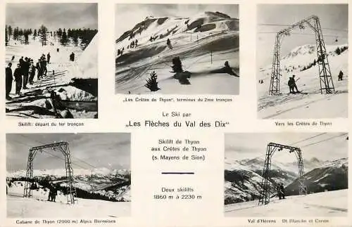 Switzerland le ski par Les Fleches du Val des Dix