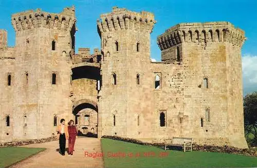 Wales Raglan Castle historical landmark
