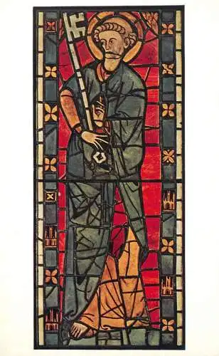 St Peter stained glass panel from Sees Normandy France