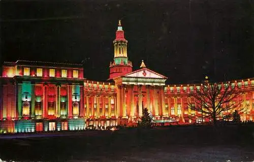 USA Denver CO famous Christmas Lightning