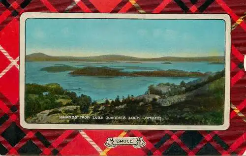 Scotland Loch Lomond Islands from Luss Quarries