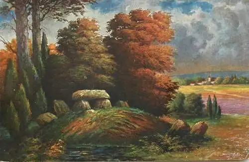 Germany painting Hunengrab E. Romin