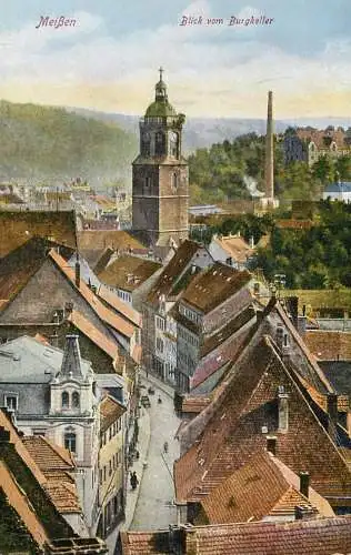 Germany Meissen Blick vom Burgkeller