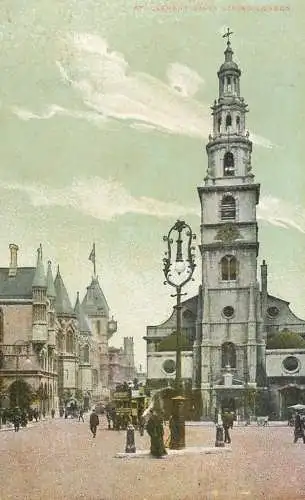 United Kingdom England London St. Clement danes strand