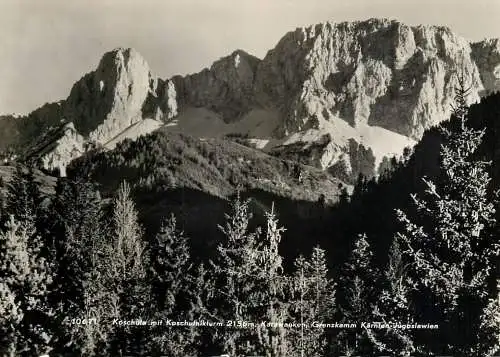 Austria koschute mit koschutnikturm