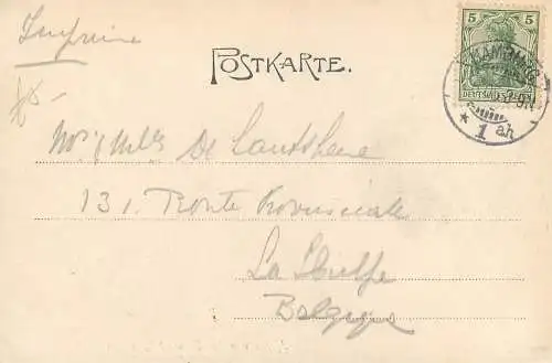 AK Germany Hamburg Hafen von der Seewarte gesehen
