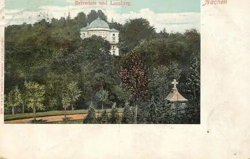 AK Germany belvedere und Lousberg