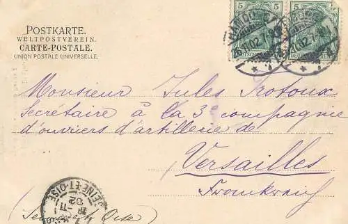 AK Germany Hamburg Kaiser Wilhelm Denkmal