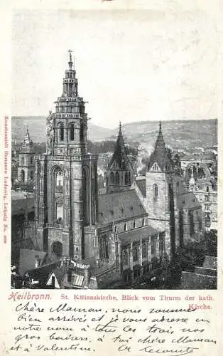 AK Germany Keilbronn St. Kilianskirche