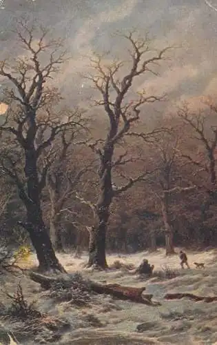 AK Allemagne Landschaft painting K. Hadrien 1917