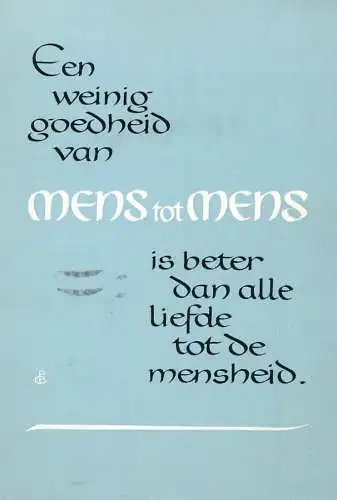 Greetings card Advertising mens tot mens