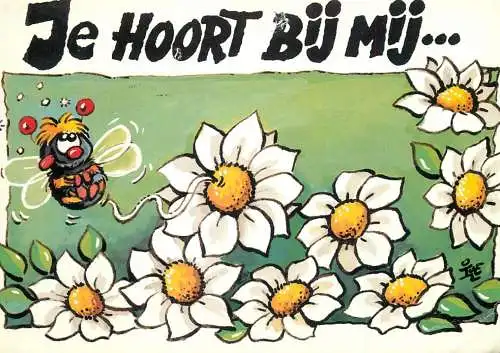 Greetings card Belgium je hoort bij mij