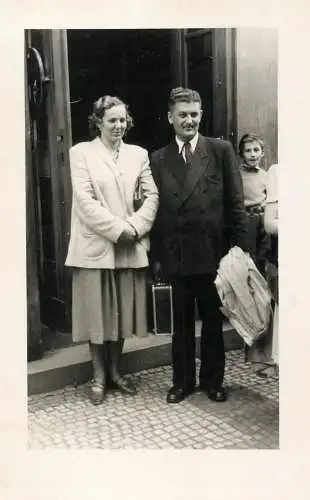 Real photo social history Prague wedding