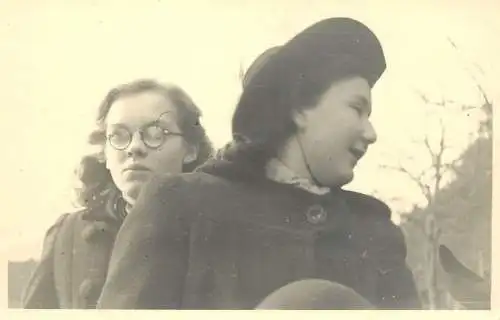 Real photo 1943 girls outdoors