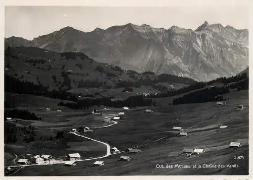 Switzerland Col des Mosses et la chaine des Vanils