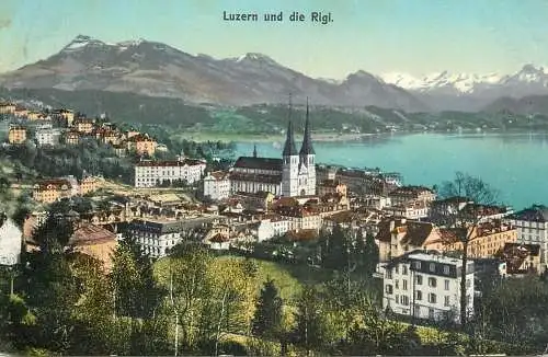 Switzerland Luzern und die Rigi