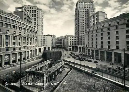 Italy Genova piazza Dante e Grattacieli