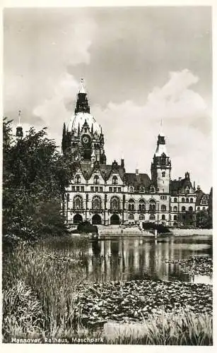 Germany Hannover Rathaus Maschpark