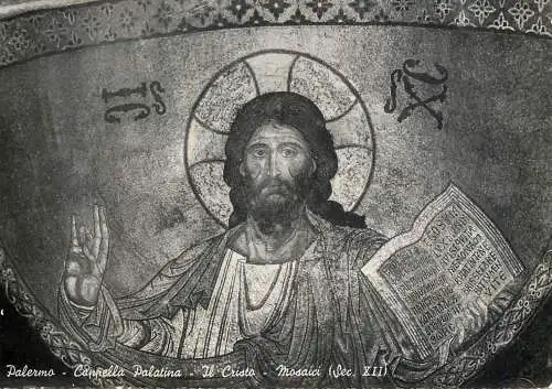 Italy Palermo capella Palatina Il Cristo