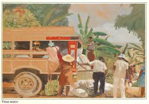 Images d'Antilles Taxi wagon Vincent Balay illustration