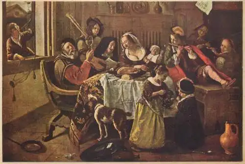 La Famille joyeuse Jan Steen painting