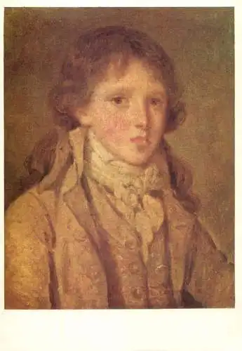 Young Man portrait Jean Baptiste Greuze painting