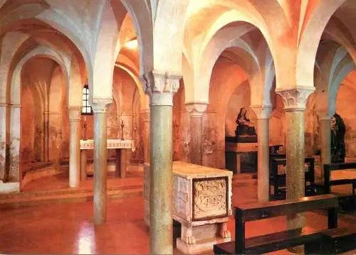 Italy Abbazia Benedettina di S Maria in Sylvis aspetto interiore