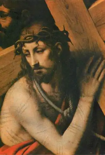 Christ under the Cross painting