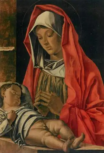 Madonna worshiping the Child