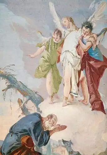 Abramo e gli Angeli G.B Tiepolo painting