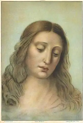 Il Redentore Leonardo da Vinci painting