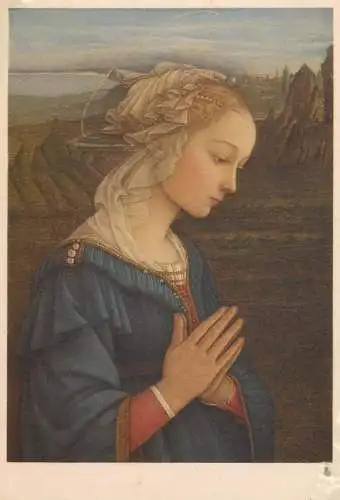 Adorazione Fra Filippo Lippi detail painting