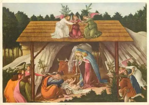 Nativity Botticelli painting