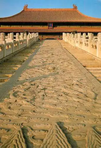 China Beijing Taihe Hall Steps Palace Museum