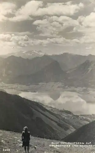 Austria blick vom Schapberg auf Wolfgangsee