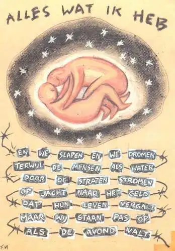 Greetings postcard Alles wat ik heb