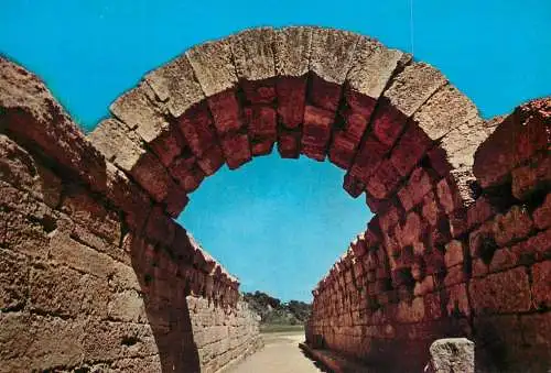 Greece Olympia - Krypte entrance to the Stadium