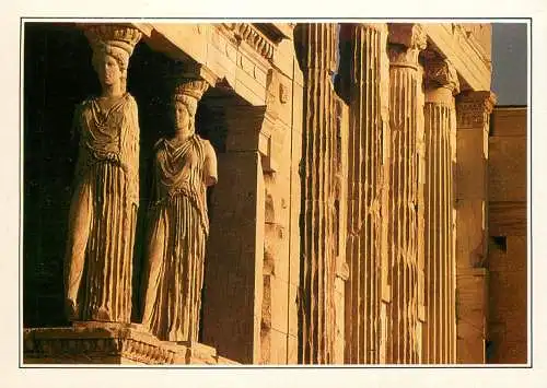 Greece Athens - the Caryatides at the Acropolis