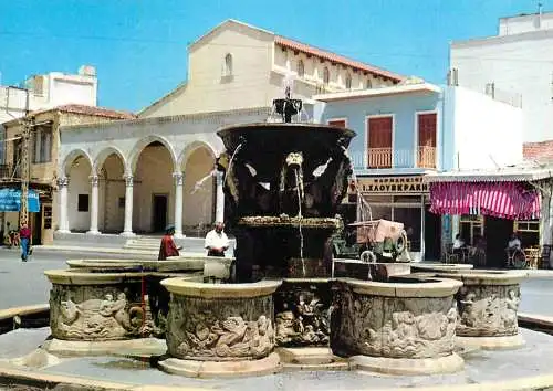 Greece Heraklion fountain Morozini