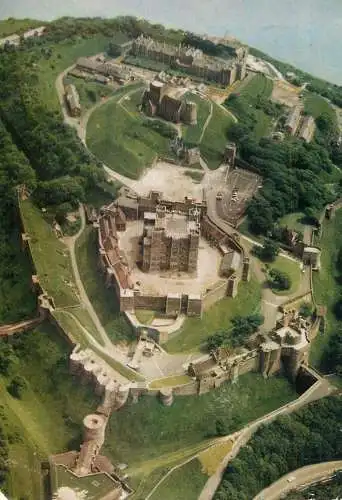 England Kent Dover Castle aerial view